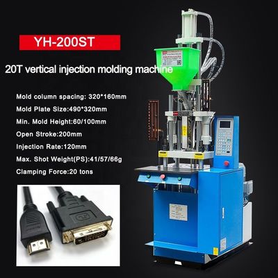 Hydraulische YH-200ST Desktop Kopfhörer Stecker Kabel Puge Herstellmaschine mit 200 mm offenen Schlag