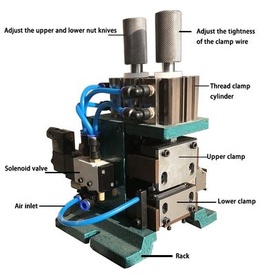 260*180*280mm YH-3F Elektrische Pneumatische Drahtstreifenmaschine Streifenlänge 3-25mm