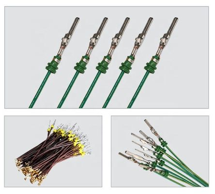 1.5-10mm Stripping Länge automatische Drahtdichtung wasserdichte Stecker Einfügen Krempmaschine