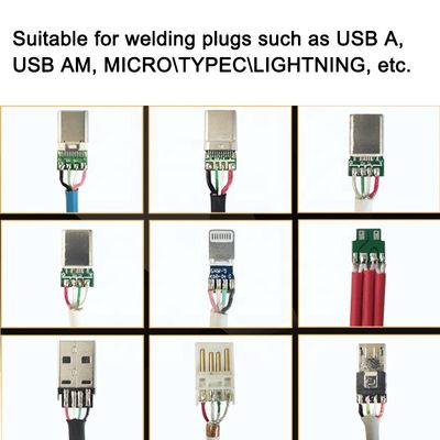 1100*600*1100mm Automatische USB-Anschluss-Ladekabel-Lötmaschine für Datenleitungen