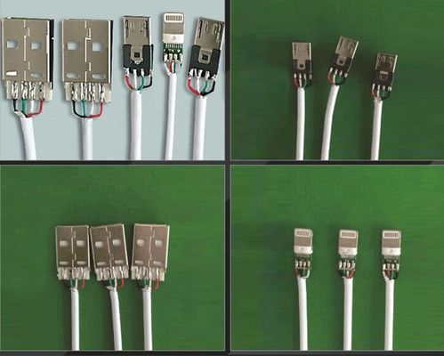 1100*600*1100mm Automatische USB-Anschluss-Ladekabel-Lötmaschine für Datenleitungen