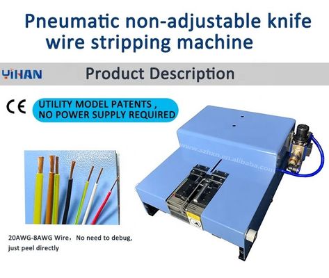 400*370*200mm Stripper für Multi-Core Draht Pneumatische Peeling-Maschine SEO freundlich