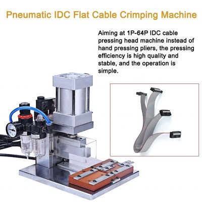 Anpassbare IDC-Flachkabelanschlusscrimping-Maschine 2P-64P On-Line-Unterstützung und Crimping