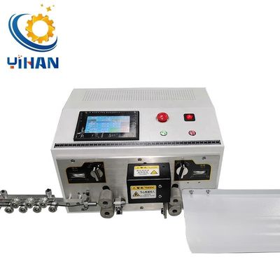 YH-900-08 Touchscreen automatische Drahtstreifen- und Schneidmaschine für On-line-Support
