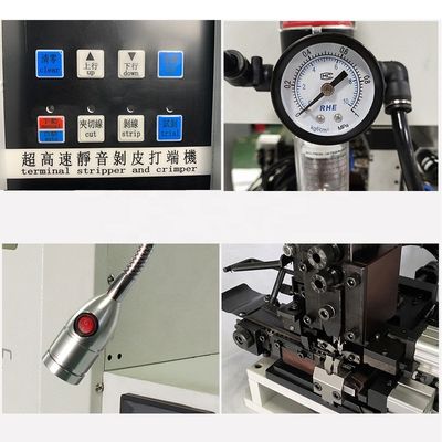 15KN Stripping Stripping Terminal Crimping Machine mit Stripping und Crimping-Funktionen