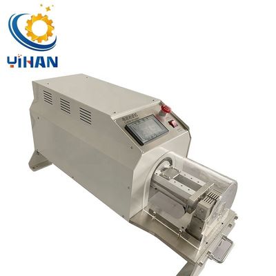 Halbautomatische rotative Koaxialkabeldrahtstreifmaschine Peeling-Methode Rotationspeeling