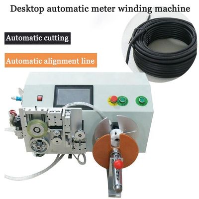 Nicht-Standard-Runde Außendurchmesser Desktop-Typ Automatisches Zähler Schneiddraht Wickelmaschine