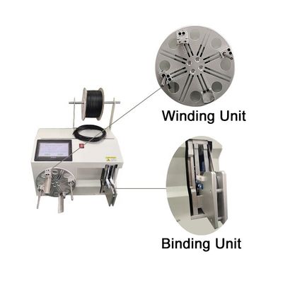 Elektromotor Kupferdraht Spirale Wicklungs- und Bindemaschine rund um den Kreis Durchmesser