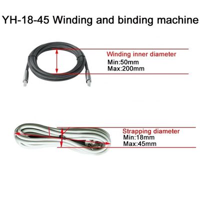 Elektromotor Kupferdraht Spirale Wicklungs- und Bindemaschine rund um den Kreis Durchmesser