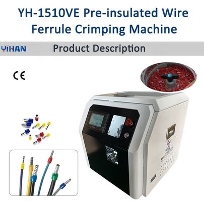 Geschwindigkeitscrimping Loose Isolierrohr-Terminalcrimping-Maschine mit Vier-Kantencrimping