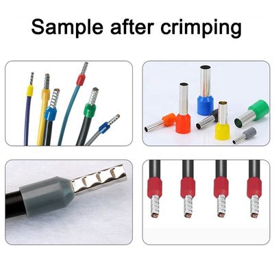 Geschwindigkeitscrimping Loose Isolierrohr-Terminalcrimping-Maschine mit Vier-Kantencrimping