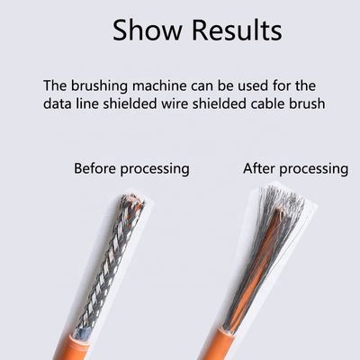 YH-200PN Mehrkern-Schilddraht geflochten Split- und Bürstenmaschine für USB-Datenkabel