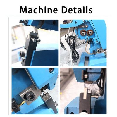 2/4/6/8mm Stumm Kupfergürtel Splicing Splicing Machine mit und 1.8T Drücken Kapazität