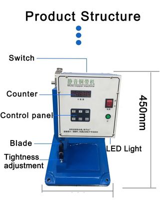 2 mm-8 mm stumme Kupfergürtel-Kremmmaschine für Kopfhörerkabel-Gelenk und Datenleitung