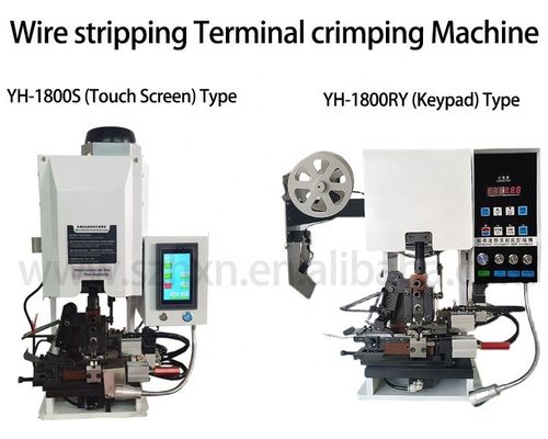Mehrkern-Kabelstreifen- und -crimpmaschine mit Touchscreen-Terminal YH-2000S