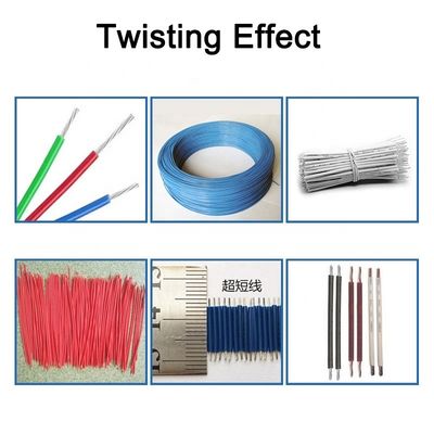 Drahtbereich 0,1-1,5 mm2 AWG16-AWG32 Hochgeschwindigkeitsdrahtschneidemaschine