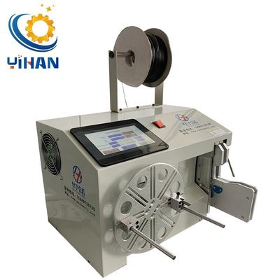 Halbautomatische Mini-Flachkabeldrahtwickelmaschine für das Schnüren Durchmesser 18-45 mm