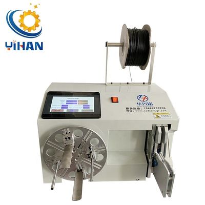 Halbautomatische Mini-Flachkabeldrahtwickelmaschine für das Schnüren Durchmesser 18-45 mm
