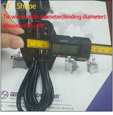 Rund um den Kreis Durchmesser 50-200mm Wicklungsmaschine für Apple Kabel USB Ladekabel