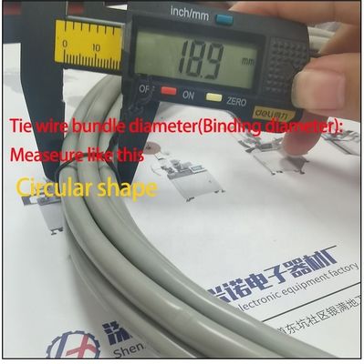 120-200 mm Bindungsgenauigkeit USB-Kabel Wicklungs- und Wicklungsmaschine mit verstellbarem Durchmesser