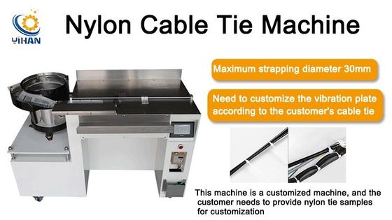 YH-100L Automatische Verpackungsmaschine für das Binden von Nylonkabelbinden und elektrische Vibrationszufuhrmaschine für das Bündeln
