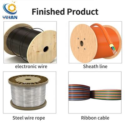 300 kg Max Loading Kabel Draht Auszahlungsmaschine mit Drahtzufuhr und 700MM Schienenfahrt