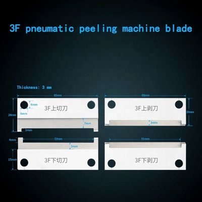 3F Kerndrahtschälmaschine Klinge Pneumatische Stripping-Maschine Messer Anpassung Unterstützung
