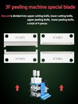 3F Kerndrahtschälmaschine Klinge Pneumatische Stripping-Maschine Messer Anpassung Unterstützung