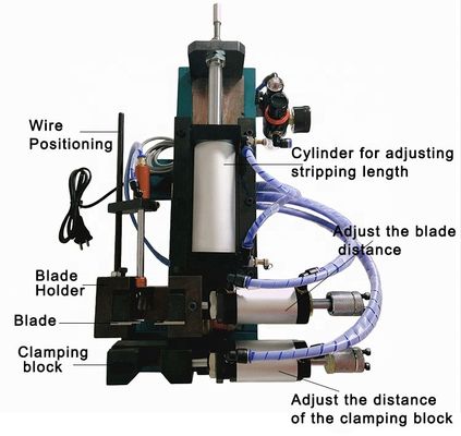 315 Kleine quadratische Mehrkern-Pneumatische Kabel-Pellermaschine für 4-13 mm Drahtdurchmesser
